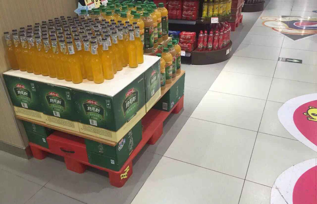塑料托盤超市應用案例