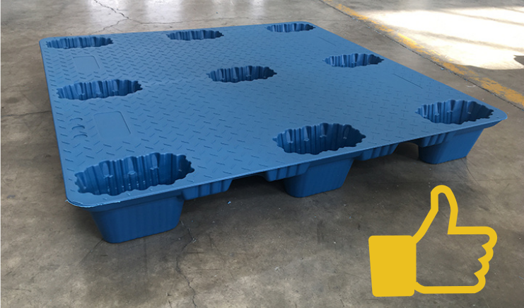 承重要求高？平價(jià)又適用的九腳吹塑托盤來啦