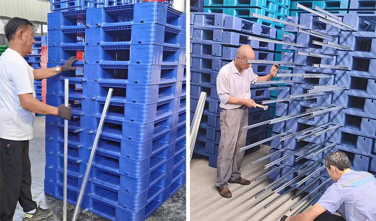 塑料托盤加鋼管和不加鋼管有啥區(qū)別？